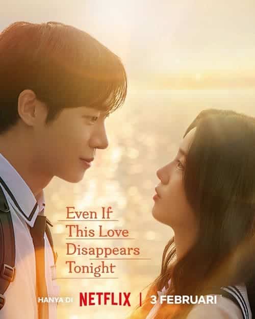 affiche du film coréen Even if this love disappears tonight